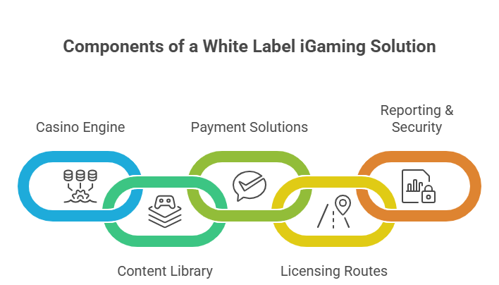 A typical DSTGAMING white label setup can include