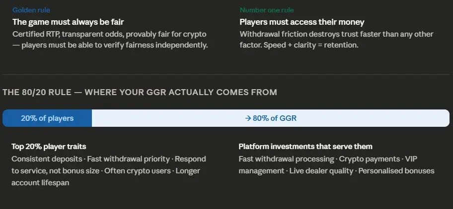 Three operator golden rules